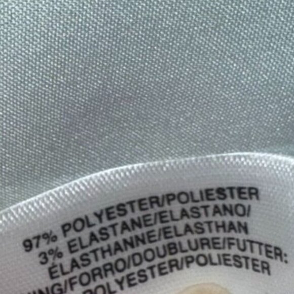 Kasper Dress lined cream green blue sleeveless sheath dress Women's Size 12 - Picture 10 of 11